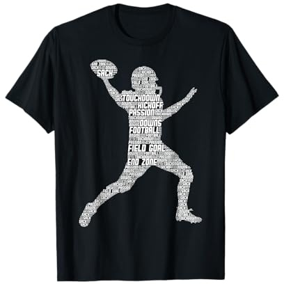 Football Player American Football Boys Kids Men T-Shirt