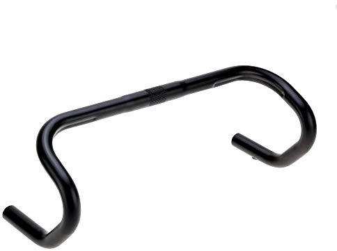 AVIDYA Manubrio Piegato per Bici da Strada, Cruiser, Bici da in Lega di Alluminio 25,4X420Mm Nero