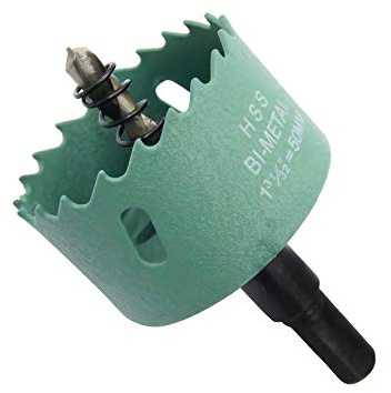 Lochsäge 50 mm,LAIWEI Bohrer zum Bohren in Holz, Dünnblech, Alu-Profilen, PVC, etc. Scharfes und langlebiges Bohrwerkzeug