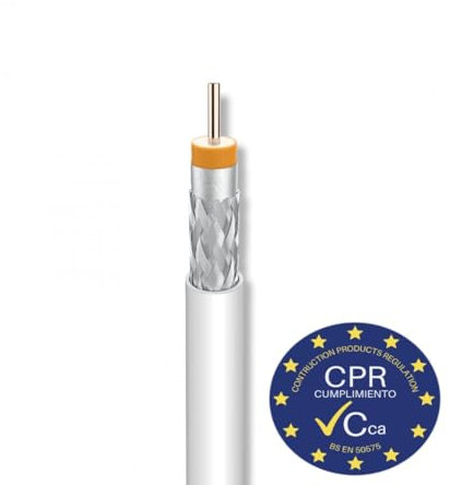 Cavo coassiale CU/CU classe A++ Euroclasse Cca (100 m)