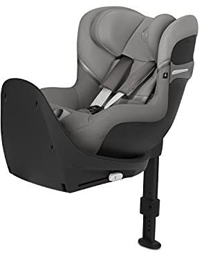 CYBEX Gold Kinder-Autositz Sirona S2 i-Size, Ab ca. 3 Monaten bis 4 Jahren, Max. 18 kg, SensorSafe kompatibel, Soho Grey