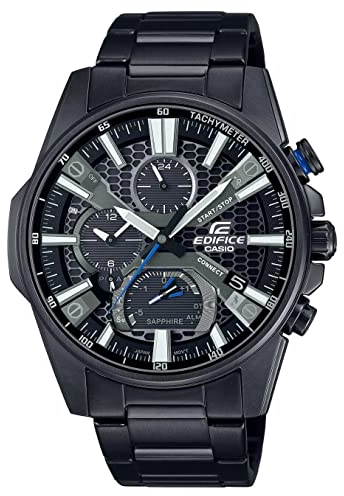 Casio Men's Chronograph Quartz Watch with Stainless Steel Strap EQB-1200DC-1AER