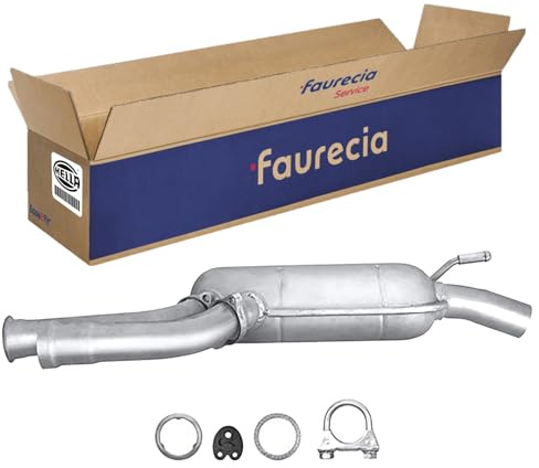 HELLA 8LC 366 025-221 Mittelschalldämpfer - Easy2Fit® Kit - mitte | Kompatibel mit: MERCEDES-BENZ 190
