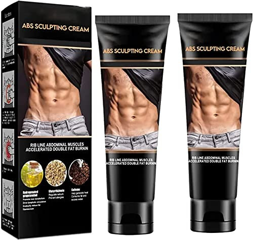 DUBUSH 2023 Hot Cream for Belly Fat Burner,Sculptique Abs Sculpting Cream,Straffungscreme für Bauch und Oberschenkel,Hautstraffungscreme für den Körper für Männer und Frauen