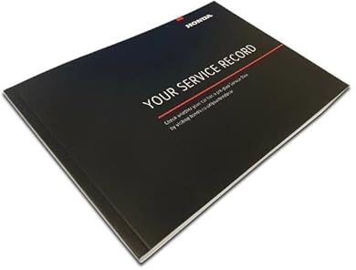 Honda Genuine Service Book