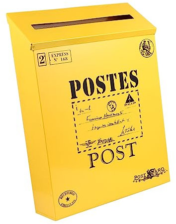 WHAMVOX 1pezzi Cassetta Postale Per Foto Da Esterno Accessori Fotografici e Decorazioni Per Casa Realizzata Materiali Di Resistente e Sicura Per Uso Prolungato Spazio Di Archiviazione Ampi