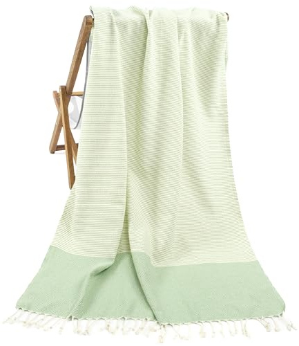 Hammetex Peshtemal Toalla de mano – 100% algodón, 95 x 185 cm, toalla de sauna grande, ligera, muy absorbente y de secado rápido, toalla de baño ideal para playa, sauna y viajes