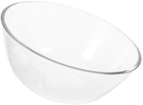 NAMOARLY 4700ml Heavy Glass Mixing Bowl Set Multi-Purpose Salad Soup Bowl Food Storage Container Decorative Glass Prep for Kitchen Cooking and Serving
