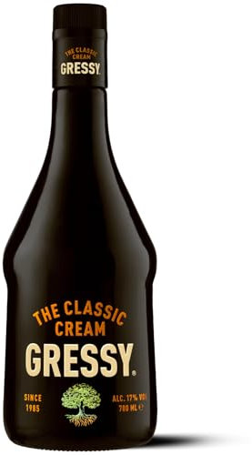 Gressy Crema de Whisky Irlandesa – Licor Suave y Ligero con 25% Menos Grasa – Botella de 70 cl​