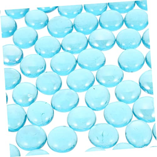 FONDOTIN 1 Perle di a prova di aquarium aqua kem liner piscina bracere arredamento pozzo del da tavolo ornamenti in pietra ghiaia artigianale fai da te Bicchiere Blue