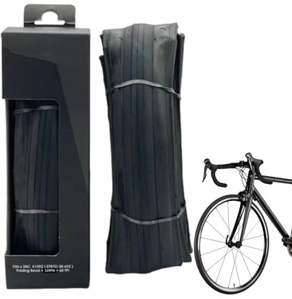 Neumáticos De Bicicleta | Neumático Plegable 700 X 28c para Carreras de Carretera - Protección Antipinchazos Neumático Plegable para Deportes Ciudad con Piñón Fijo para Adolescentes Hombres Y Mujeres