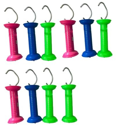JCXIOC Gate Handle for Electric Fence 10x Electric Fence Gate Handles Insulators Random Color Outdoor Replacement Part Fence Door Handle For Farmer Farm Livestock
