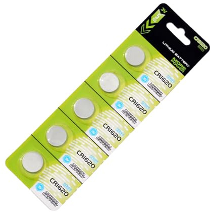Qsvbeeqj CR1620/CR1632/CR1616 - Pilas de botón de litio de 3 V, fiabilidad, fuentes de energía, batería CR1632 para electrónica de coche