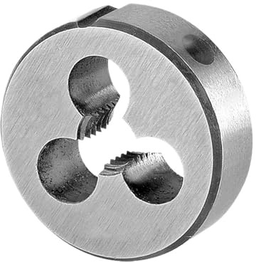 EJGMCNSGB Juego de machos y terrajas métricos M8x1 para Mano Derecha, machos y terrajas Redondos de Rosca a máquina HSS M8x1