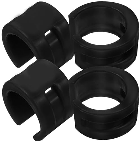 FUNOMOCYA 4 pièces Protections de Chaîne Vélo Caoutchouc Anneaux Anti-Collision pour Protection Arrière Fourche et Cadre Accessoire pour Cyclistes