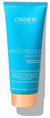 Onsen Anti Aging Shea Hand Lotion, Moisturizer for Dry and Cracked Hands, Non-Greasy Hand Repair Cream, Hand & Nail Care Cream with Japanese Natural Secrets Hand Cream for Women 4.5 fl oz/135 ml