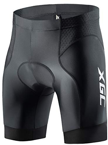 XGC Men's Cycling Shorts/Bike Shorts And Cycling Underwear With High-Density High-Elasticity And Highly Breathable 4D Sponge Padded
