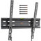 Redbat Supporto da parete ultra sottile per TV LCD LED al plasma da 23-55, supporto per TV a basso profilo inclinabile fino a 45 kg, VESA max 400 x 400 mm, fascette per cavi incluse