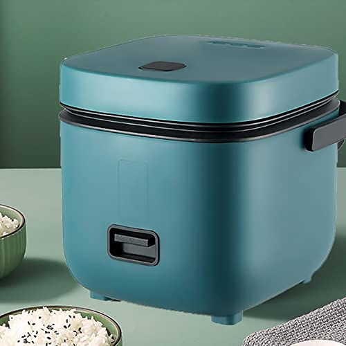 Perfect Rice Cooker Small for 2, Japanese Rice Cooker 1.2 litre, Non Stick Rice Pot with Steamer,Green