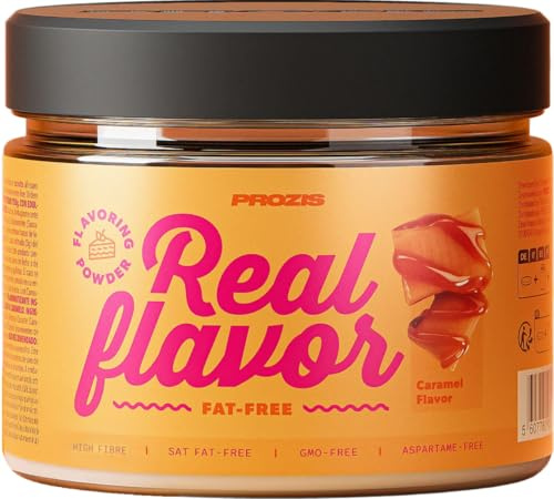 Prozis Real Flavour 150 gr - aromatizzante per cibi e bevande multi gusti (caramello)