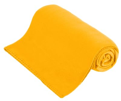 Teesa Coperta in pile 130 x 150 cm giallo TSA8900-3