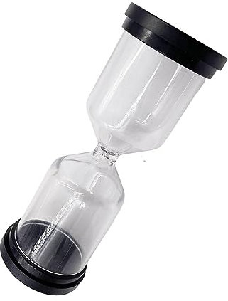 F Fityle Reloj de Arena rellenable, Reloj de Arena, Reloj de Arena Ligero, decoración de Mesa DIY, decoración para el hogar Que se Puede Abrir, Temporizador de