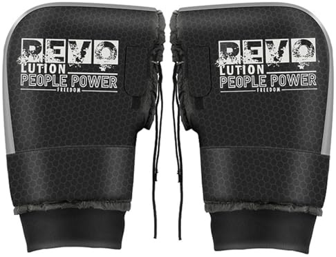 YJZQ - Guantes de protección para manillar de moto (42 x 26 cm), color negro