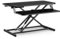 SENSE7 Escritorio Plegable Desk Converter, Escritorio Ajustable en Altura, Soporte para portátil, Capacidad de Carga 13kg, estación de Trabajo de pie, 81x40cm, Mesa con Bandeja para Teclado, Black