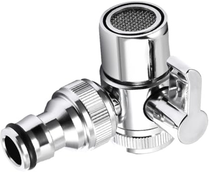 GARIOUANS Adaptador de Manguera de Grifo para Lavadora y Lavavajillas Divisor de Manguera y Duradero Práctica para Jardinería y Doméstico