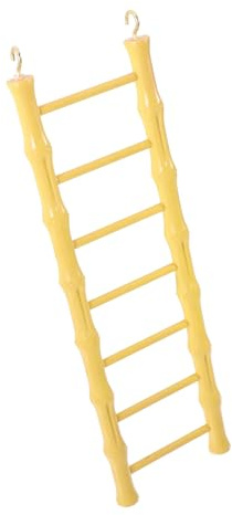 DIYEAH Échelle de Jeu pour Oiseaux et Hamsters Échelle Escalade Suspendue Plastique Résistant pour Perruches Perroquets et Rongeurs Accessoire de Cage Facile à Installer