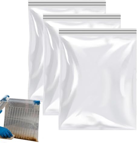 3 bolsas de limpieza para estantes de horno, bolsas de limpieza de horno para estantes, bolsas de limpieza ecológicas a prueba de fugas para todos los tamaños de estantes de horno, accesorio de cocina