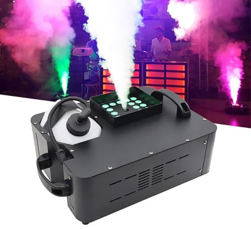 Máquina De Humo De 1500w, Máquina De Proyección Vertical Con 24 Luces Led Y Control Remoto, Generador De Humo Profesional Para Equipos De Escenario, Conciertos, Bodas Y Fiestas
