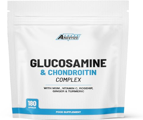 Glucosamine and Chondroitin High Strength Complex - with MSM, Rosehip, Ginger & Turmeric