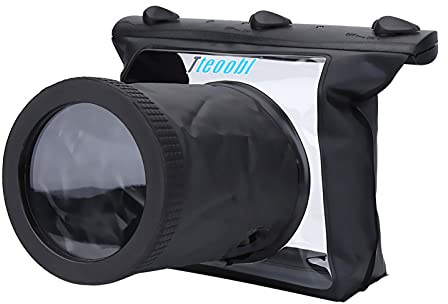 Kamera Vattentät husväska, 20m/65,6ft Undervattenskamera Skyddshölje påse, Passar för SLR DSLR-kamera, för dykning, simning, drifting