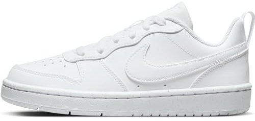 NIKE Unisex Kinder Court Borough Low Recraft (Gs) Sneaker, Weiß, 39 EU