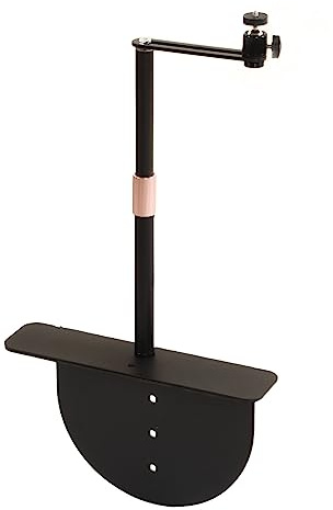KIMISS Portable Projector Stand, Height Adjustable 360 Degree Rotation Bracket Alloy Steel Universal Mount Floor