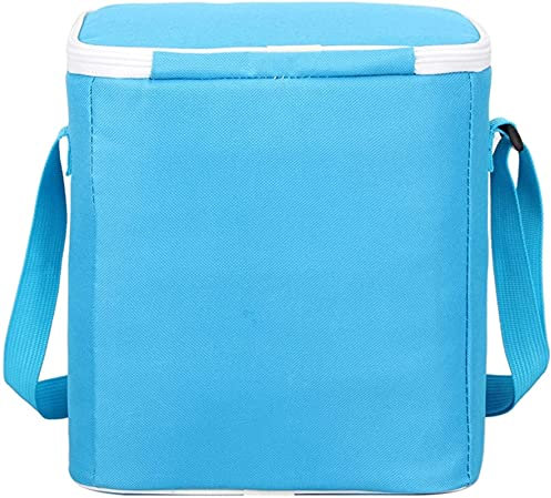 Picknicktasche, Reisetasche, 8 l, wasserdicht, isoliert, Thermotasche, einfarbig, Kühltasche, thermisch tragbar, isolierter Eisbeutel, kann Speisen und Getränke transportieren, Weinkühltasche, isolier