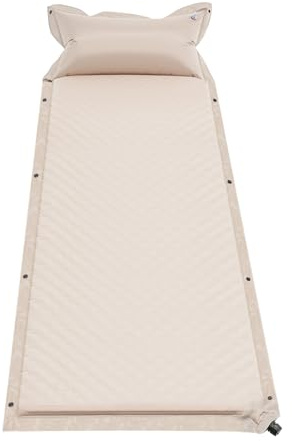 Zalydala Liggunderlag självuppblåsande, elastisk svamp, uppblåsbar luftmadrass, självuppblåsande sovmatta, praktisk för camping utomhus, backpacking