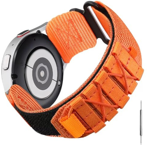 Nixiamy uhrenarmband 20mm 22mm Militärisches nylon Geflochten Ersatz Band mit Schnellverschluss Geeignet Robustes Ersatzband für Männer Großes Handgelenk