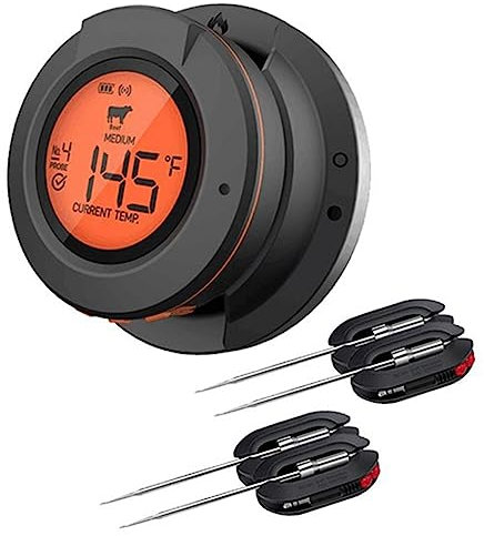 Reapyyt Wireless Digital Bluetooth Smart Barbecue/Oven Grill Meat Thermometer for Meat Food Barbecue Charcoal Grill and Oven