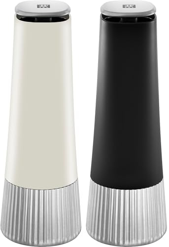 ZWILLING Spices Upside-Down Manual 2-pc Spice Mill Set, Black & Ivory