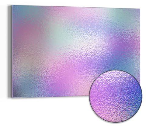 DEQORI Metall Magnettafel | 60x40 cm cm groß | Motiv Milchglas vor Pastell | Whiteboard für alle Magnete | Magnetboard Wand-Tafel für Küche & Büro | Design Magnetwand Pinnwand magnetisch