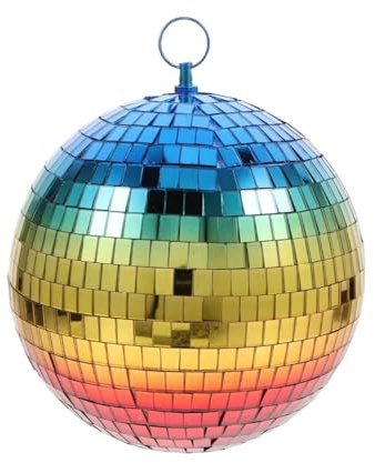 Discokugel mit Farbverlauf, Weihnachtsdiscokugel, bunte Discokugel, Geburtstagsdekorationen, Farbverlauf, Discokugeln, Ornament, Weihnachtsdekoration