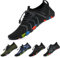 WateLves Scarpe da Bagno Scarpe da Acqua Donne Uomini Asciugano Velocemente e Indossano Velocemente Scarpe da Spiaggia,per Sub,Surf,Sport Acquatici,Escursionismo,Yoga,Oggi,Linea Nero 39 EU