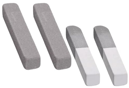 4 Pcs Rubber Eraser Set, Sand Eraser & Ink Eraser, Latex-Free Long-Lasting Erasers for Removing Pencil and Ink Marks, Art, Craft, Drawing, Home, School, and Office Use