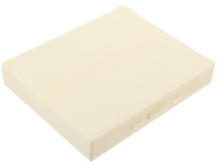 GLEAVI Mikroskop-objektträgerbox Aus Kunststoff Fächer Beige Mit Nummerierten Positionen Und Hitzebeständigem Deckel Für Sichere Aufbewahrung Im Biologischen Labor