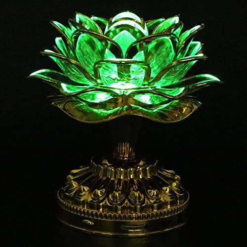 jojofuny 1pezzi Lampada Buddha Forma Di Fiore Di Loto Led Decorazione Per Casa e Ufficio Luce Colorata Per Ambienti Tranquilli Illuminazione Per Sala Meditazione e Divani