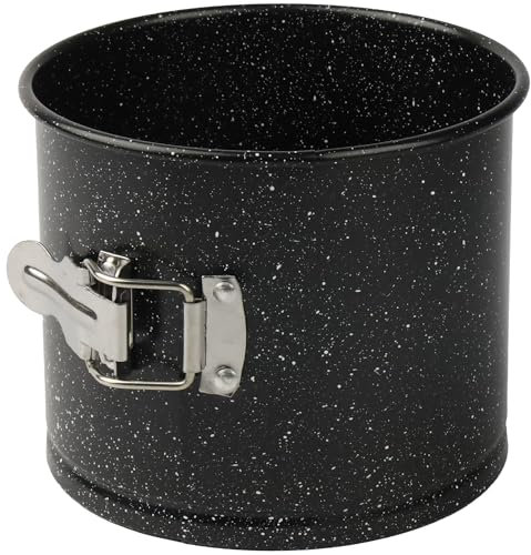 KARL HAUSMANN Tortiera Apribile - Ø 14 x 11,5 cm - Teglia Torta con Bordo Alto - in Acciaio Carbon Steel - Rivestito in Antiaderente - Tortiera a Cerniera - Stampo Cheesecake - Tortiere per Dolci