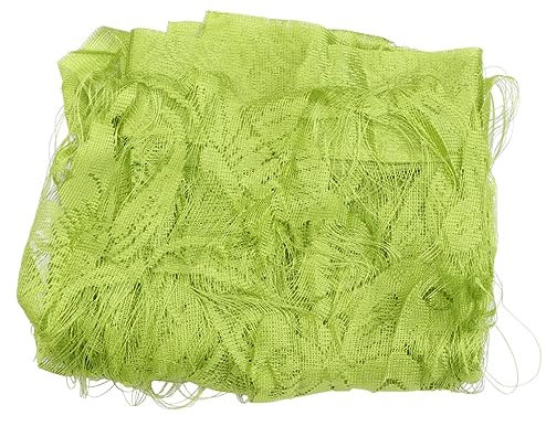 Vaguelly 1pc Green Strip Tassel Line Curtain Room Divider Window Treatment Premium Easy Installation Rod Pockets Elegant Privacy Decor for Living Space