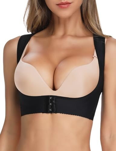 MISS MOLY Shapewear Damen Brust Binder Schlanker Shaper Figurformende Shapewear Top Elastische Kompression Körperhaltung Buckel Korrektor Body Shaper Weste